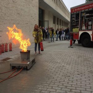Brandschutzerziehung am Bach Gymnasium