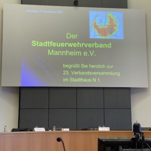 Verbandsversammlung des Stadtfeuerwehrverband Mannheim